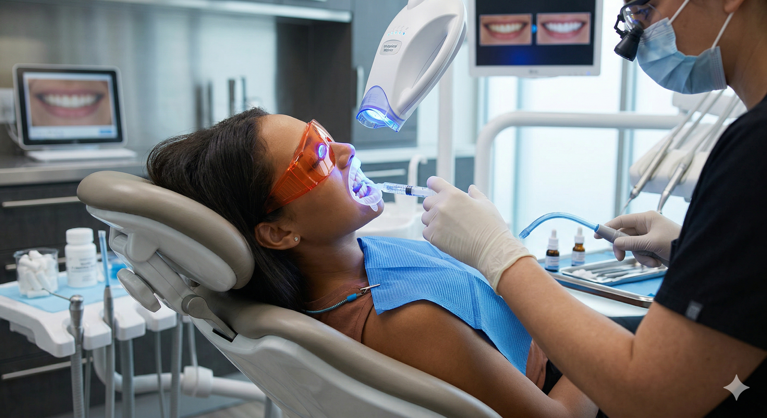 professional teeth whitening